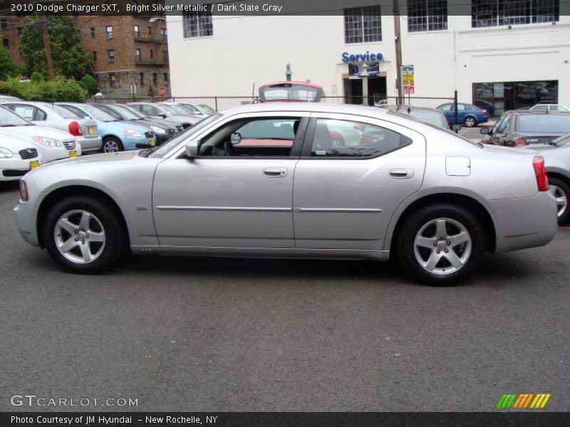 Bright Silver Metallic / Dark Slate Gray 2010 Dodge Charger SXT