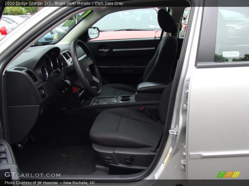 Bright Silver Metallic / Dark Slate Gray 2010 Dodge Charger SXT