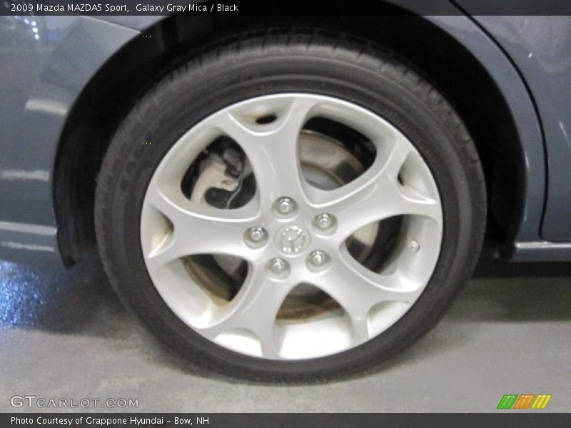 Galaxy Gray Mica / Black 2009 Mazda MAZDA5 Sport
