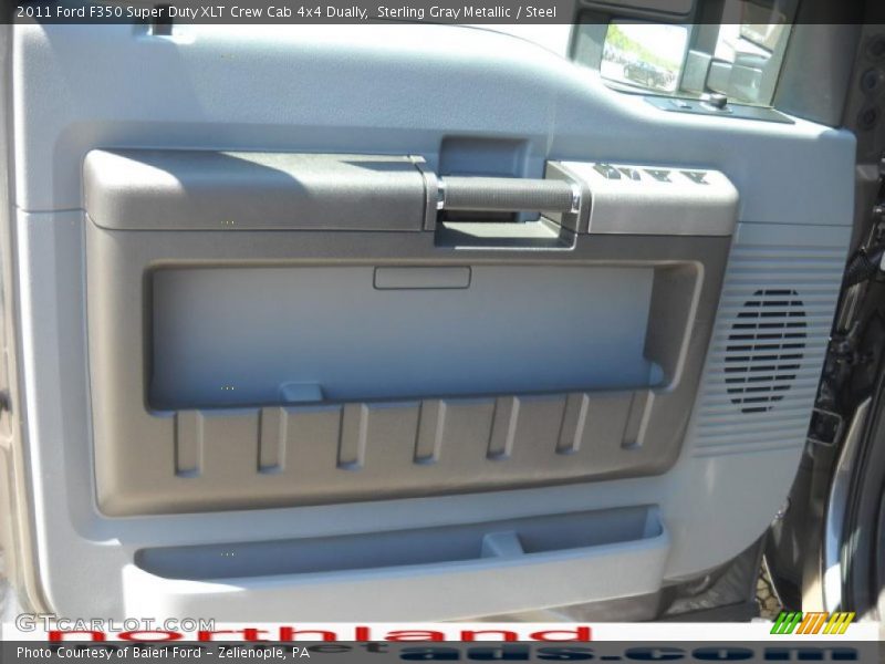 Sterling Gray Metallic / Steel 2011 Ford F350 Super Duty XLT Crew Cab 4x4 Dually
