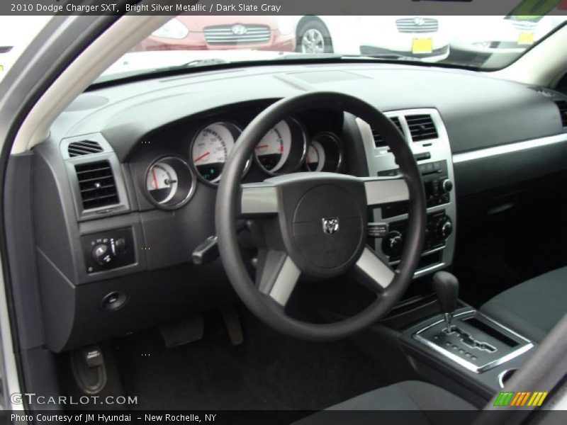 Bright Silver Metallic / Dark Slate Gray 2010 Dodge Charger SXT