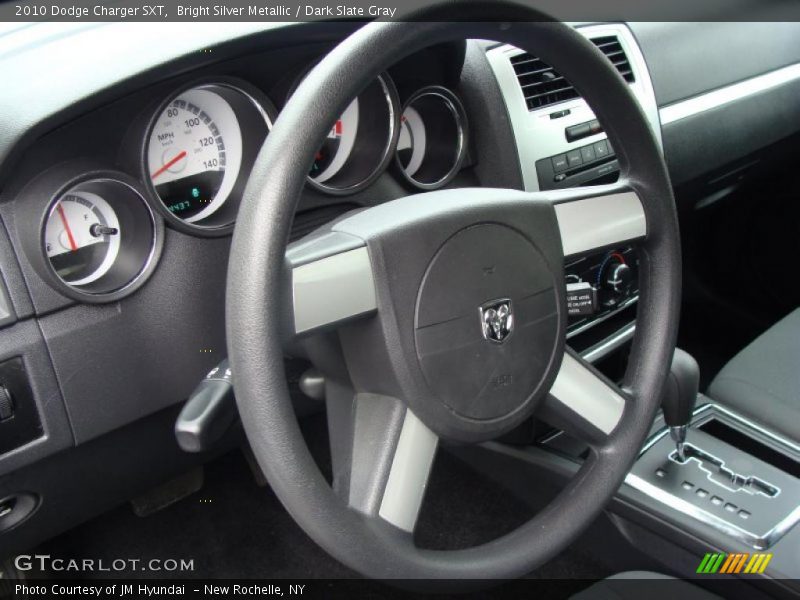 Bright Silver Metallic / Dark Slate Gray 2010 Dodge Charger SXT