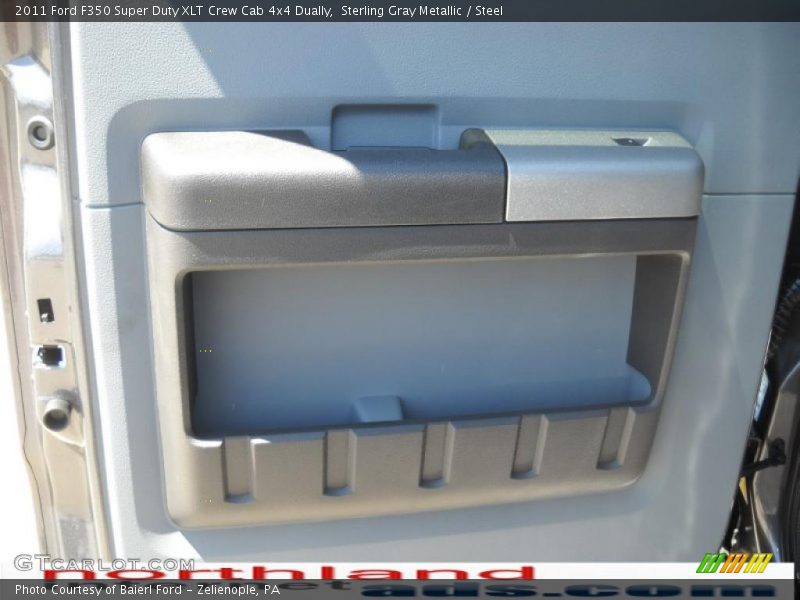 Sterling Gray Metallic / Steel 2011 Ford F350 Super Duty XLT Crew Cab 4x4 Dually