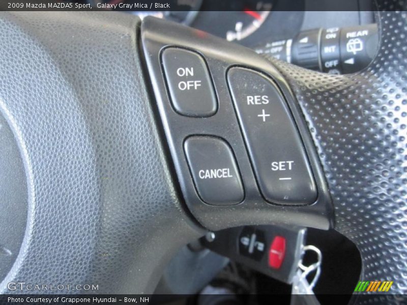 Galaxy Gray Mica / Black 2009 Mazda MAZDA5 Sport