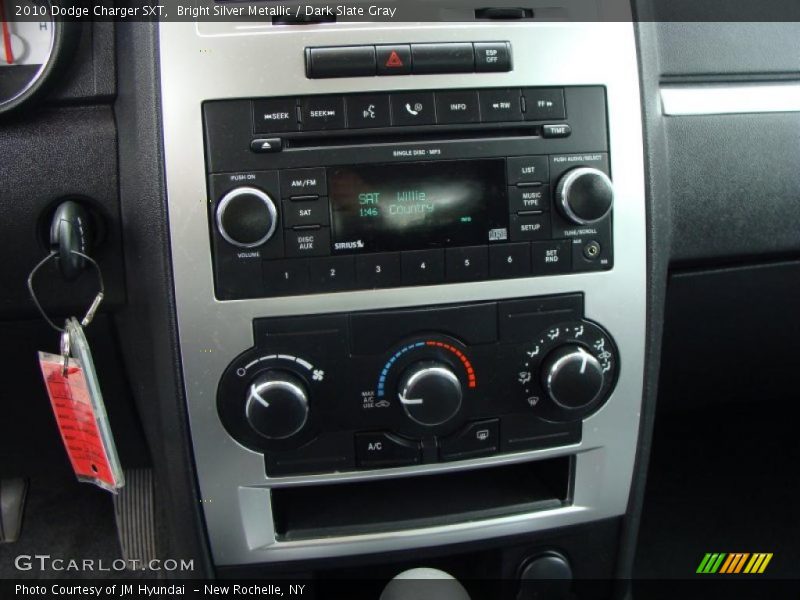 Bright Silver Metallic / Dark Slate Gray 2010 Dodge Charger SXT