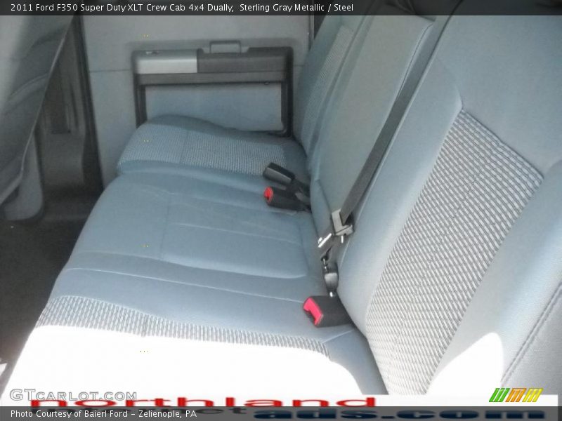 Sterling Gray Metallic / Steel 2011 Ford F350 Super Duty XLT Crew Cab 4x4 Dually