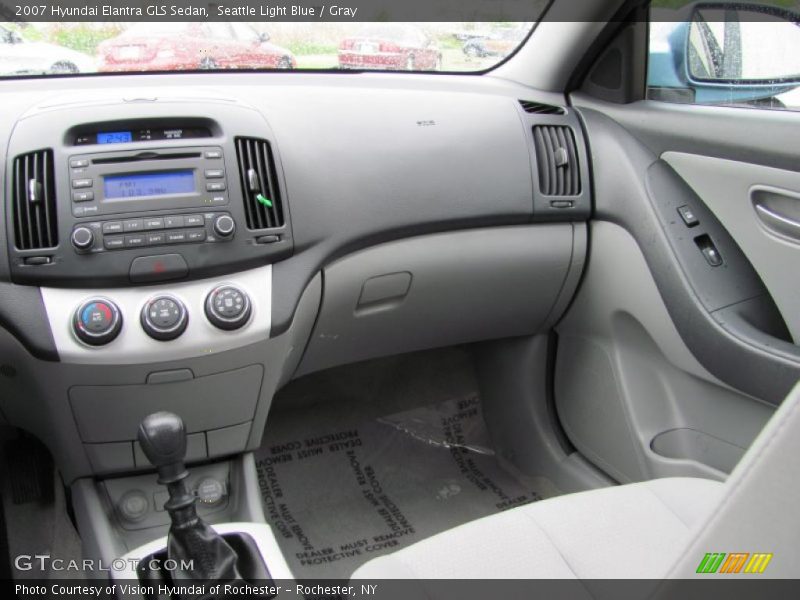 Seattle Light Blue / Gray 2007 Hyundai Elantra GLS Sedan