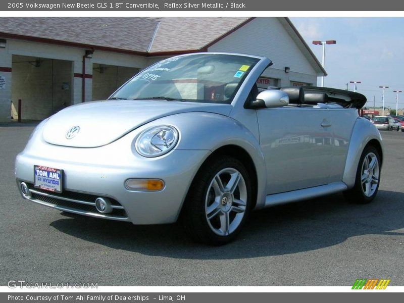 Reflex Silver Metallic / Black 2005 Volkswagen New Beetle GLS 1.8T Convertible