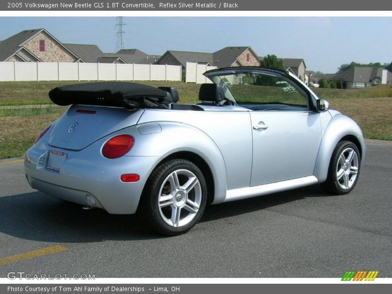 Reflex Silver Metallic / Black 2005 Volkswagen New Beetle GLS 1.8T Convertible