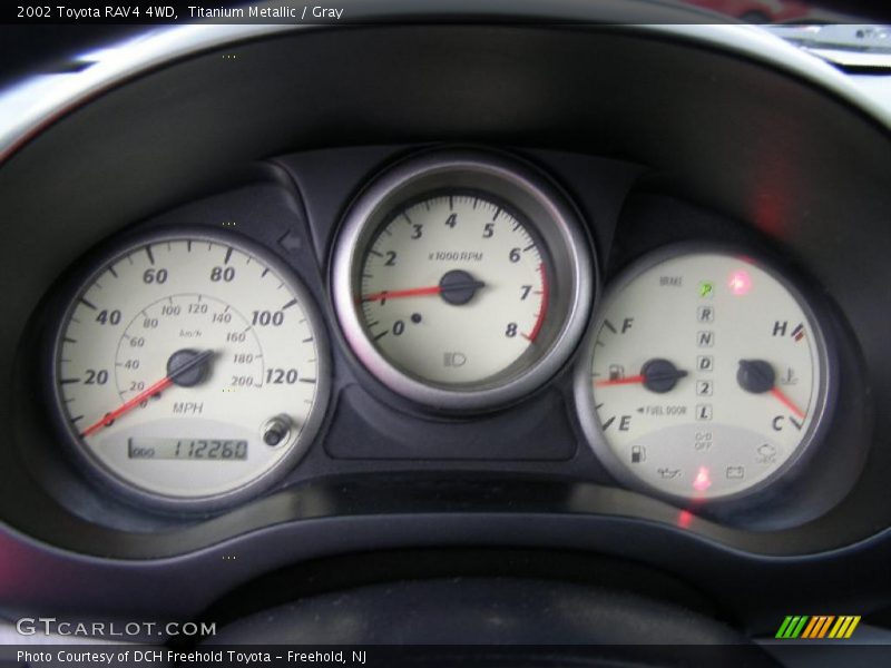 Titanium Metallic / Gray 2002 Toyota RAV4 4WD