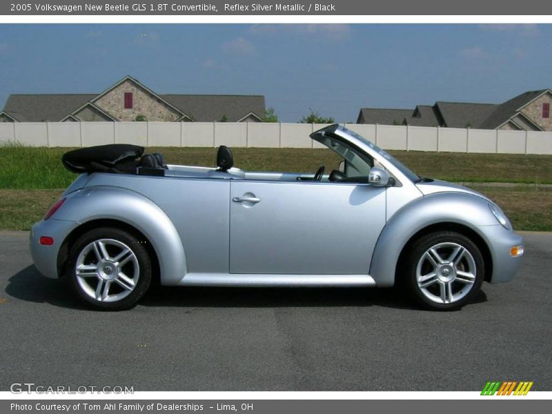 Reflex Silver Metallic / Black 2005 Volkswagen New Beetle GLS 1.8T Convertible