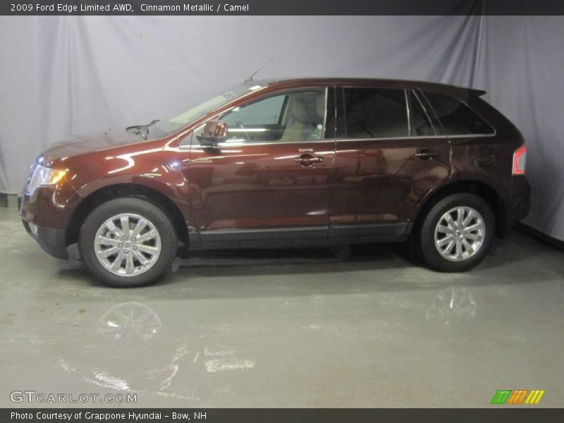 Cinnamon Metallic / Camel 2009 Ford Edge Limited AWD