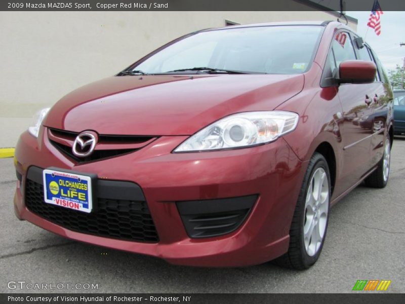 Copper Red Mica / Sand 2009 Mazda MAZDA5 Sport