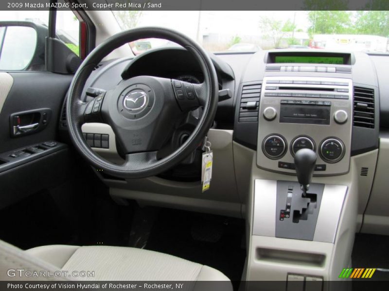Copper Red Mica / Sand 2009 Mazda MAZDA5 Sport