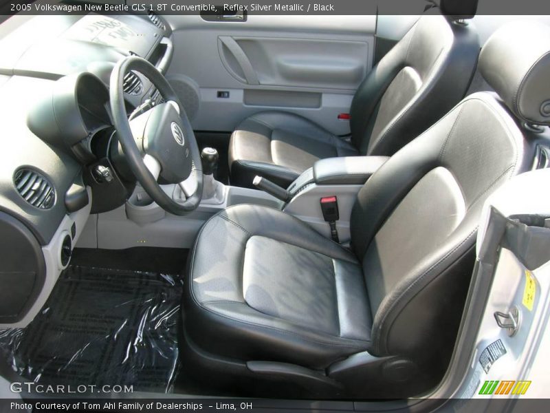 Reflex Silver Metallic / Black 2005 Volkswagen New Beetle GLS 1.8T Convertible