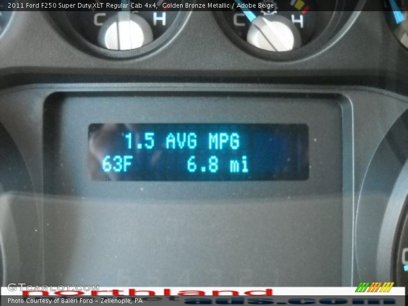 Golden Bronze Metallic / Adobe Beige 2011 Ford F250 Super Duty XLT Regular Cab 4x4