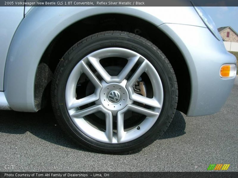 Reflex Silver Metallic / Black 2005 Volkswagen New Beetle GLS 1.8T Convertible