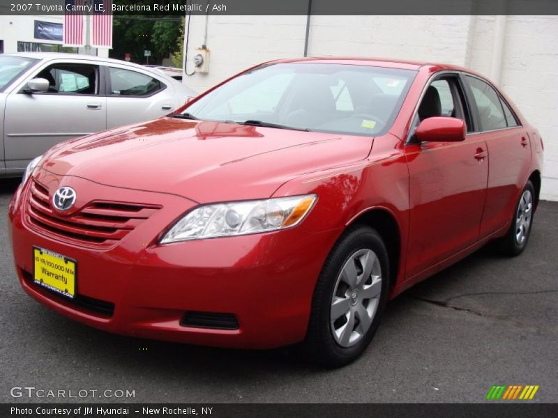 Barcelona Red Metallic / Ash 2007 Toyota Camry LE