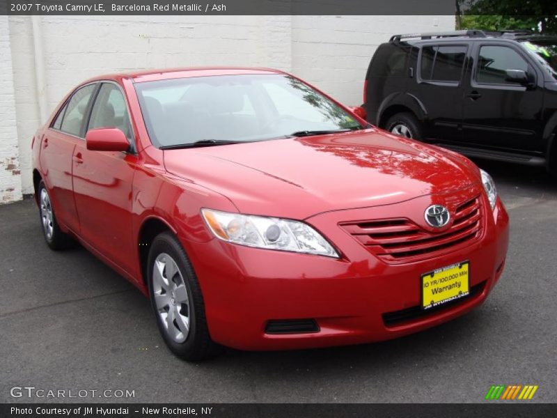 Barcelona Red Metallic / Ash 2007 Toyota Camry LE