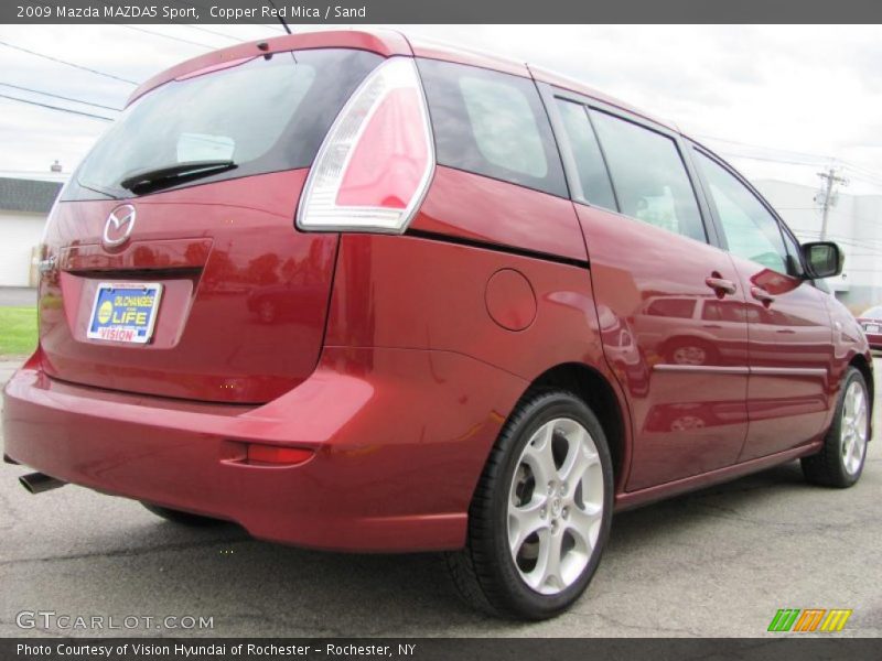 Copper Red Mica / Sand 2009 Mazda MAZDA5 Sport