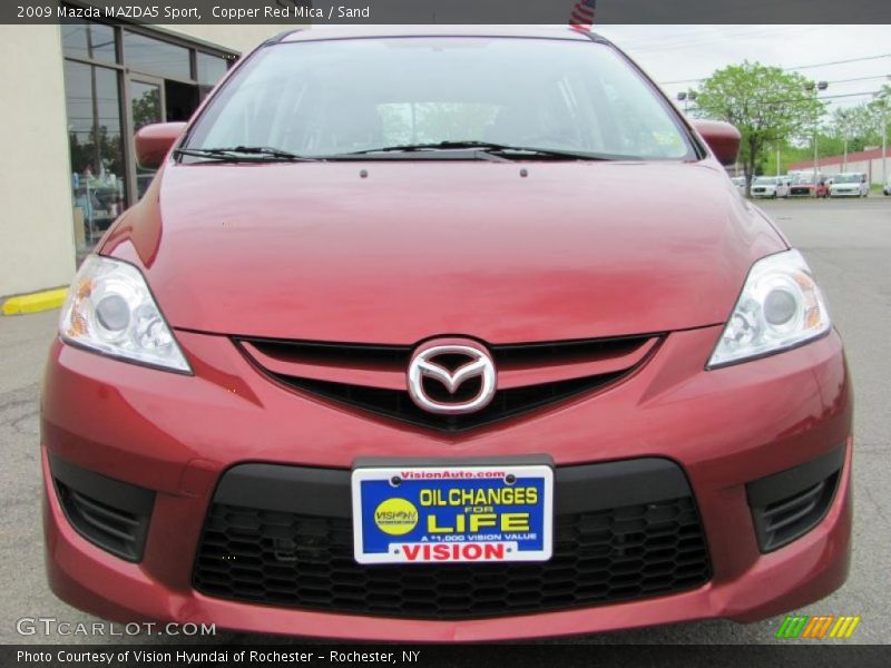 Copper Red Mica / Sand 2009 Mazda MAZDA5 Sport