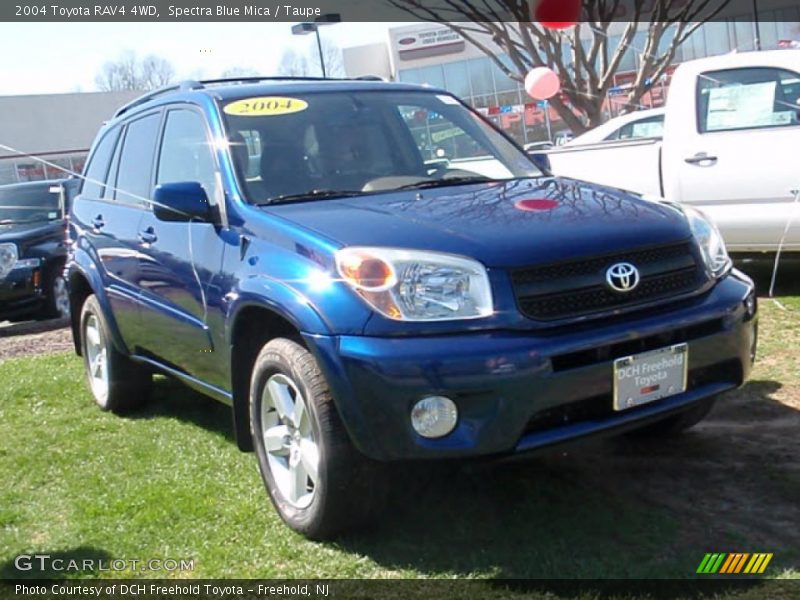 Spectra Blue Mica / Taupe 2004 Toyota RAV4 4WD