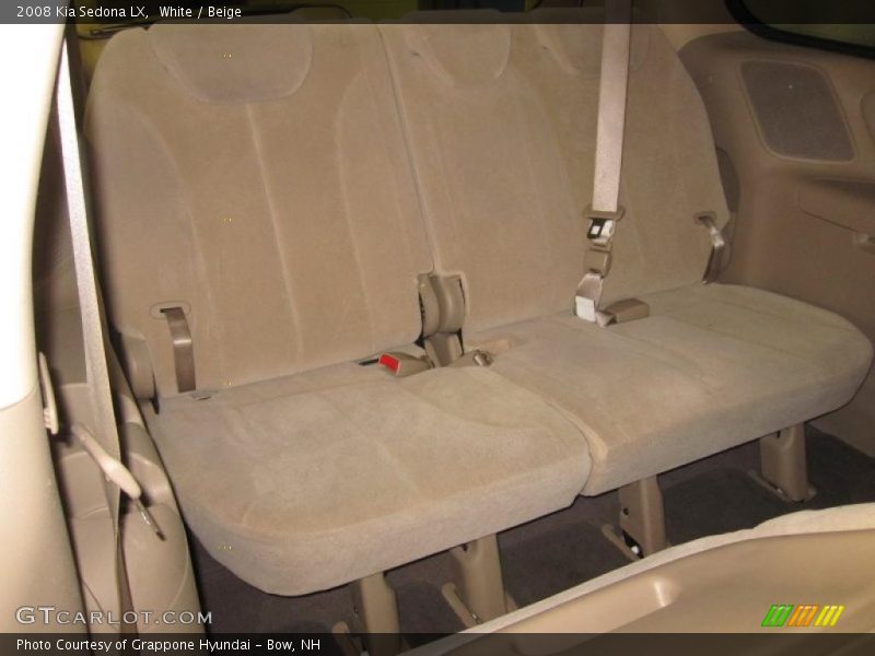 White / Beige 2008 Kia Sedona LX