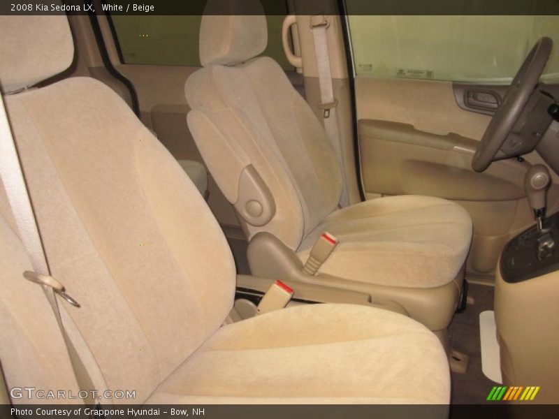 White / Beige 2008 Kia Sedona LX