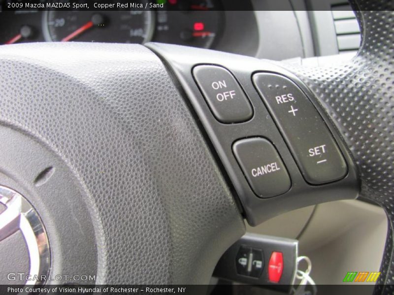 Copper Red Mica / Sand 2009 Mazda MAZDA5 Sport