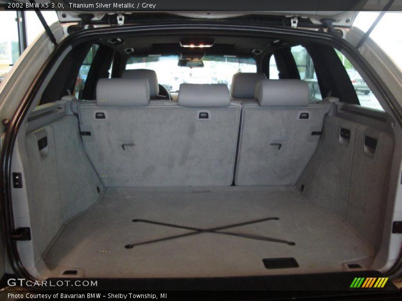Titanium Silver Metallic / Grey 2002 BMW X5 3.0i