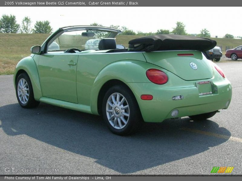 Cyber Green Metallic / Black 2005 Volkswagen New Beetle GLS Convertible