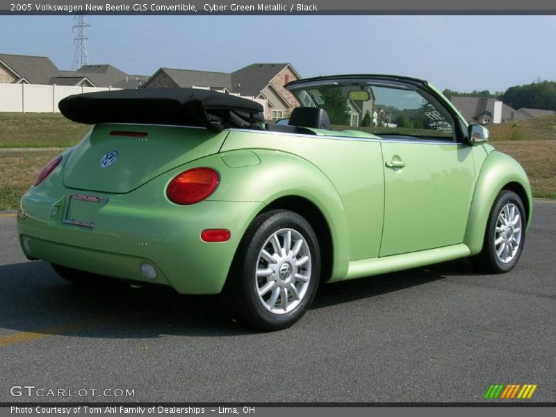 Cyber Green Metallic / Black 2005 Volkswagen New Beetle GLS Convertible