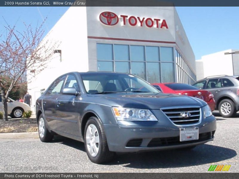 Willow Gray / Gray 2009 Hyundai Sonata GLS