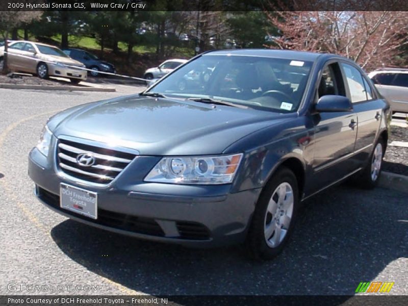 Willow Gray / Gray 2009 Hyundai Sonata GLS