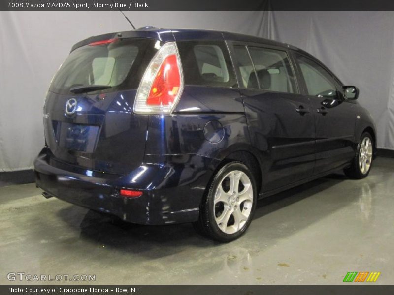 Stormy Blue / Black 2008 Mazda MAZDA5 Sport