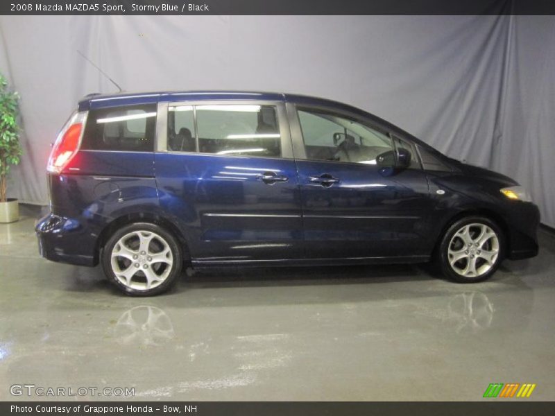 Stormy Blue / Black 2008 Mazda MAZDA5 Sport