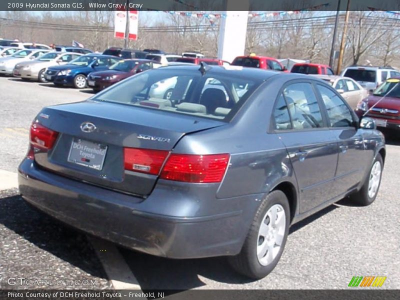 Willow Gray / Gray 2009 Hyundai Sonata GLS