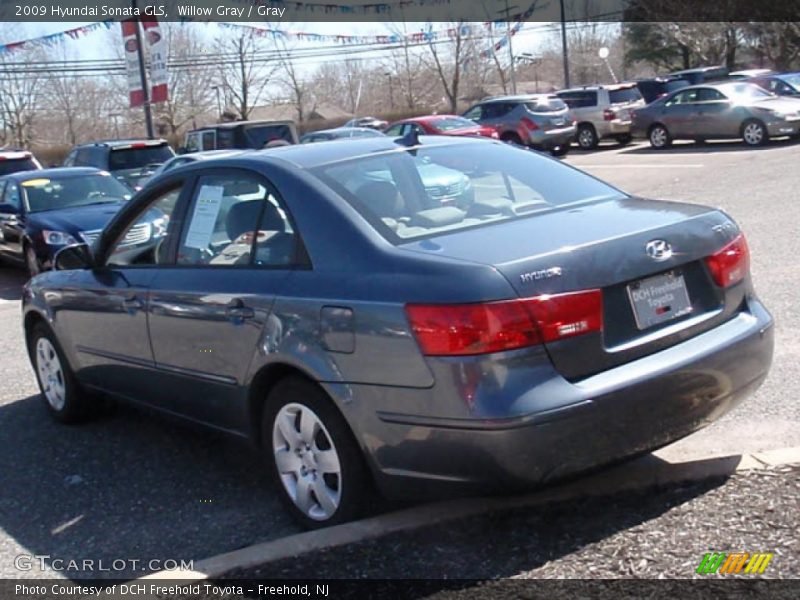 Willow Gray / Gray 2009 Hyundai Sonata GLS