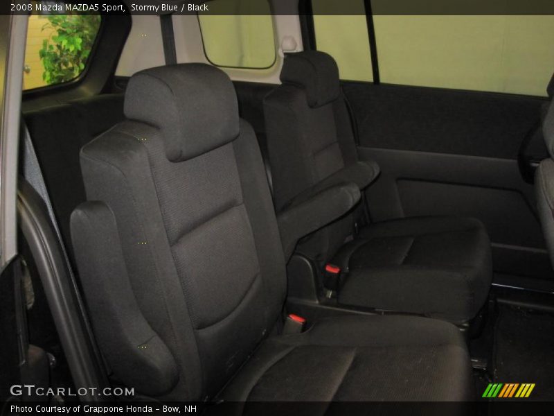 Stormy Blue / Black 2008 Mazda MAZDA5 Sport