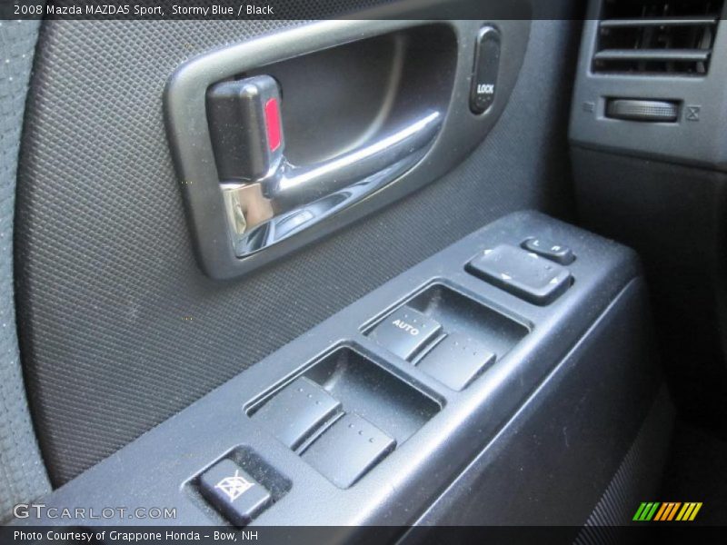 Stormy Blue / Black 2008 Mazda MAZDA5 Sport