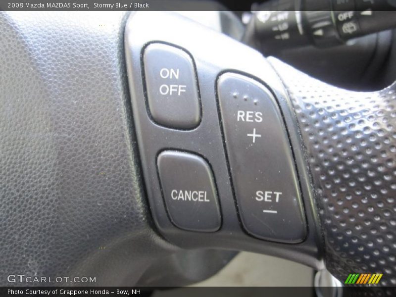 Stormy Blue / Black 2008 Mazda MAZDA5 Sport