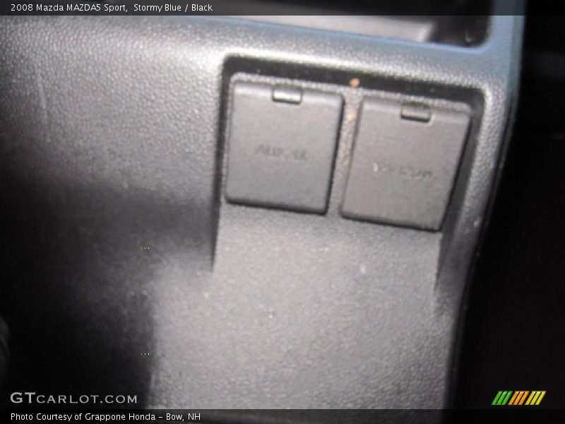 Stormy Blue / Black 2008 Mazda MAZDA5 Sport