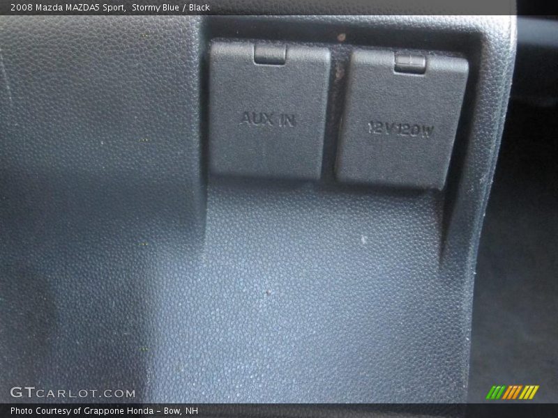 Stormy Blue / Black 2008 Mazda MAZDA5 Sport