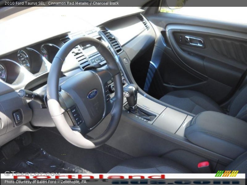 Cinnamon Red Metallic / Charcoal Black 2010 Ford Taurus SEL