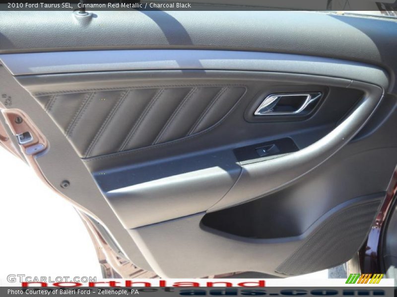 Cinnamon Red Metallic / Charcoal Black 2010 Ford Taurus SEL