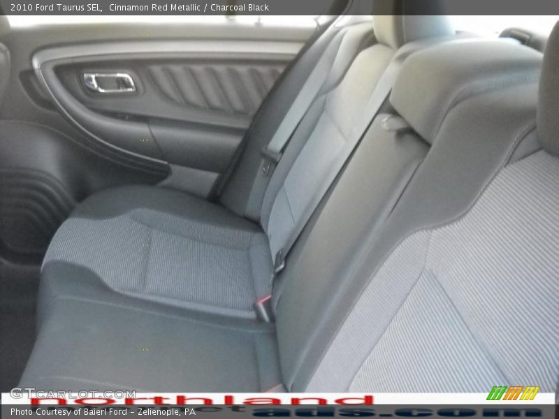 Cinnamon Red Metallic / Charcoal Black 2010 Ford Taurus SEL