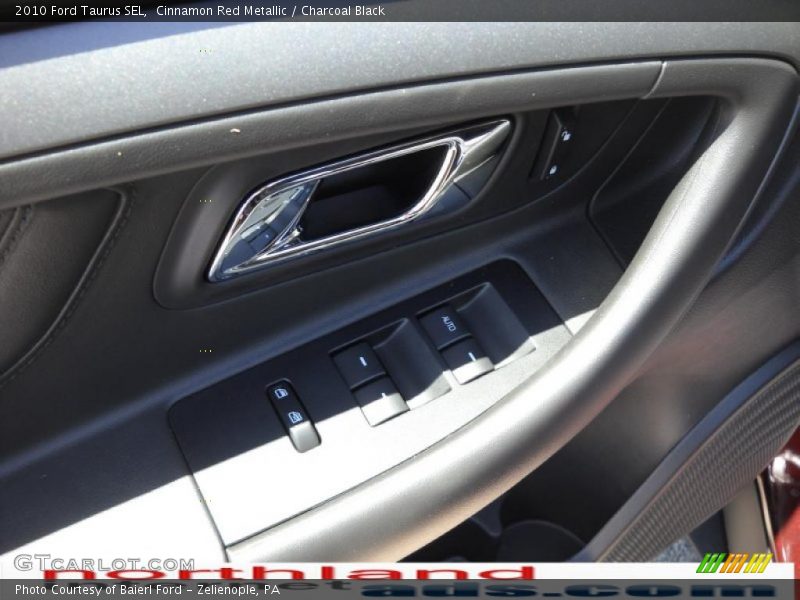 Cinnamon Red Metallic / Charcoal Black 2010 Ford Taurus SEL