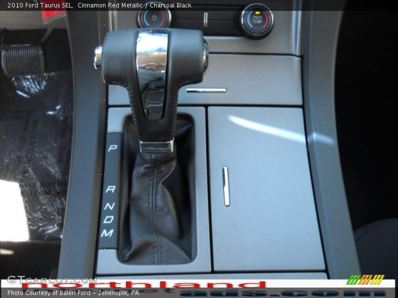 Cinnamon Red Metallic / Charcoal Black 2010 Ford Taurus SEL