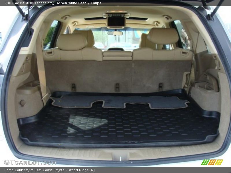 Aspen White Pearl / Taupe 2007 Acura MDX Technology