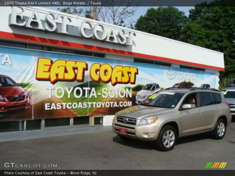 Beige Metallic / Taupe 2006 Toyota RAV4 Limited 4WD